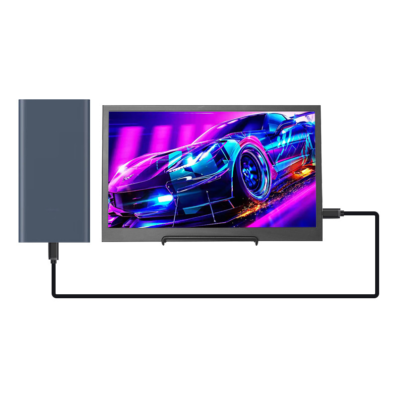 Polcd IPS Panel 15.6 Inch HD Portable Gaming Monitor 1080p หน้าจอคอมพิวเตอร์ LED Display