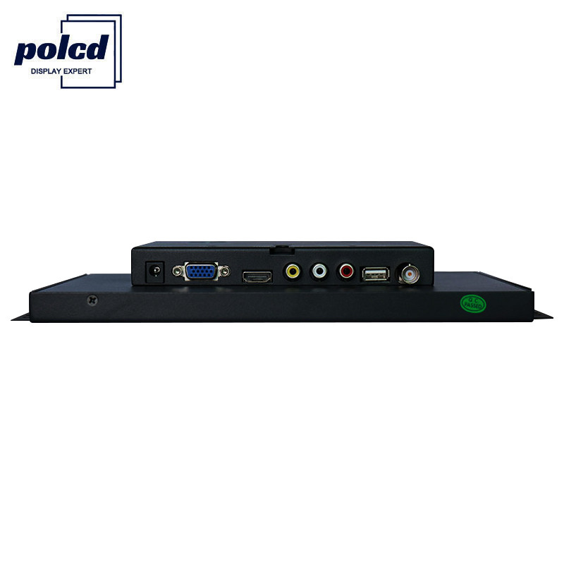 Polcd Industrial จอภาพสัมผัสแบบ Capacitive ขนาด 10 นิ้ว VGA คอมพิวเตอร์จอ LCD เปิดเฟรม