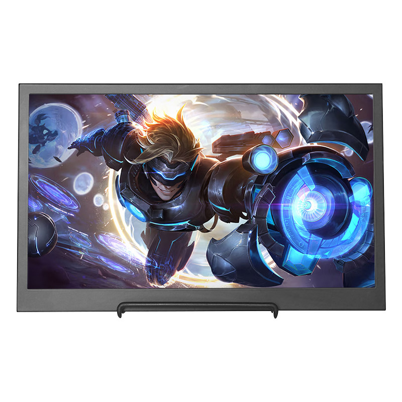 เคสพลาสติก Polcd 15.6 นิ้ว 1080P 4K IPS LED จอคอมพิวเตอร์พกพาสำหรับเล่นเกม