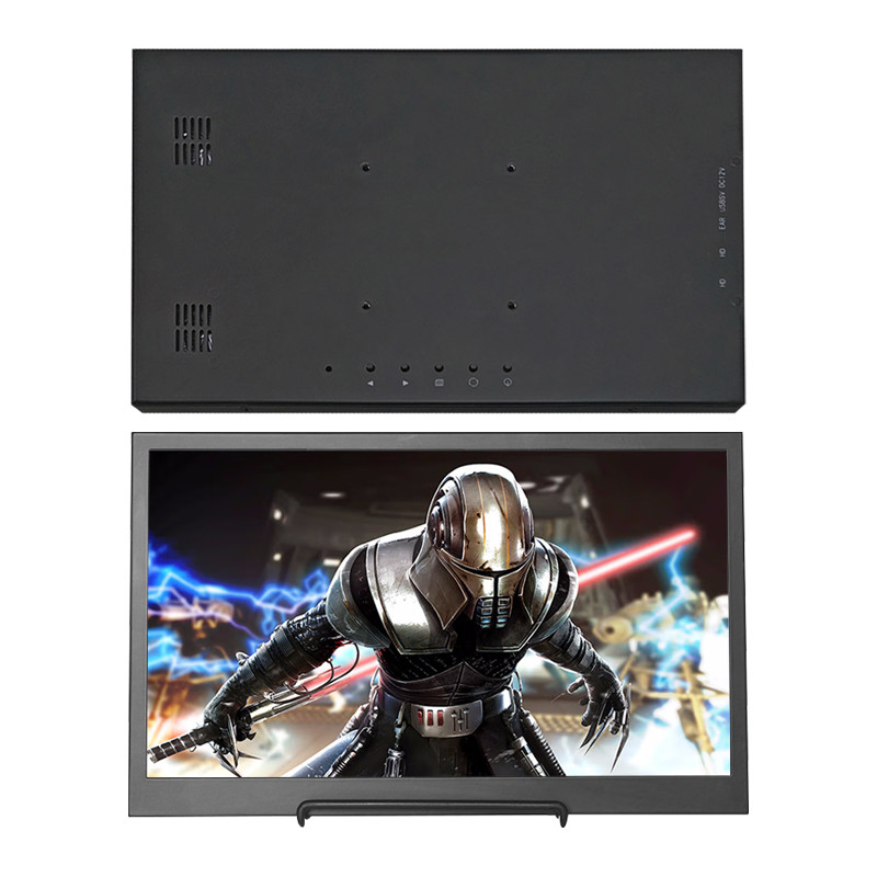 เคสพลาสติก Polcd 15.6 นิ้ว 1080P 4K IPS LED จอคอมพิวเตอร์พกพาสำหรับเล่นเกม