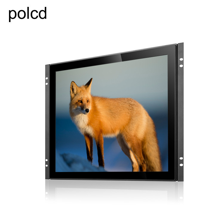Polcd Industrial 15 Inch Open Frame LCD Monitor หน้าจอสัมผัสแบบ Capacitive Pure Plane