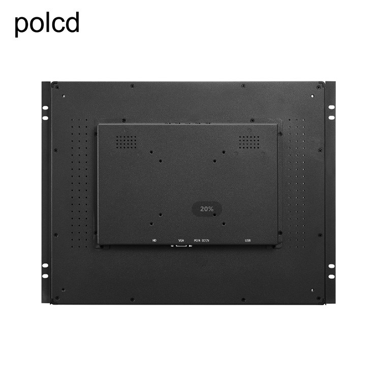 Polcd Industrial 15 Inch Open Frame LCD Monitor หน้าจอสัมผัสแบบ Capacitive Pure Plane
