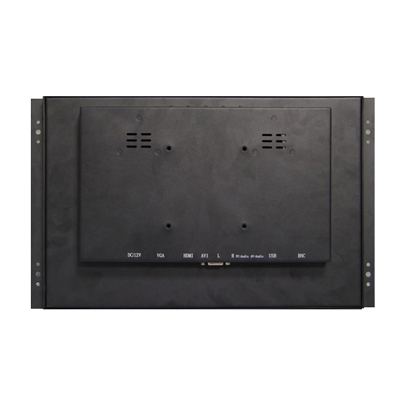 Polcd 13.3 Inch Metal Case Industrial LCD Monitor Open Frame Touch Screen VGA HDMI
