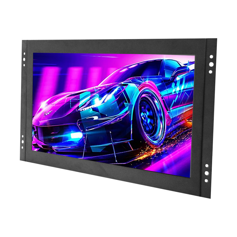 Polcd 13.3 Inch Metal Case Industrial LCD Monitor Open Frame Touch Screen VGA HDMI