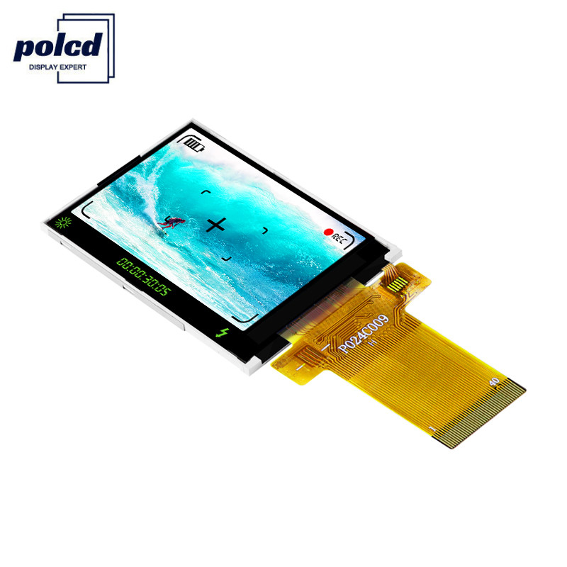 หน้าจอแสดงผล TFT LCD ขนาด 2.4 นิ้ว, ILI9341V โมดูล LCD SPI 24 พินสำหรับกล้องวิดีโอขนาดเล็ก