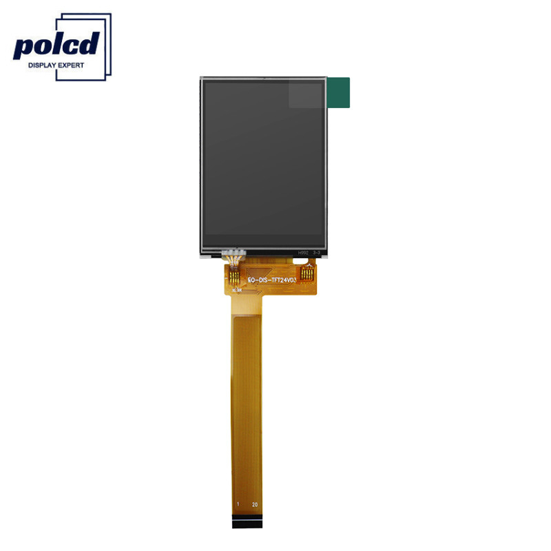 ทิศทางการดู Polcd 12 0'Clock สี 262k หน้าจอสัมผัสขนาดเล็ก 2.4 นิ้ว