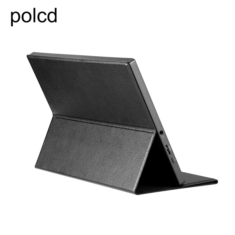 จอภาพพกพาอลูมิเนียมอัลลอยด์โลหะสัมผัส Polcd 10.5 นิ้ว IPS HD Audio Output