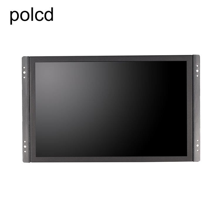 Polcd 14 นิ้ว Full HD 1920x1080 จอ LCD อุตสาหกรรมเคสโลหะพร้อมกรอบเปิด