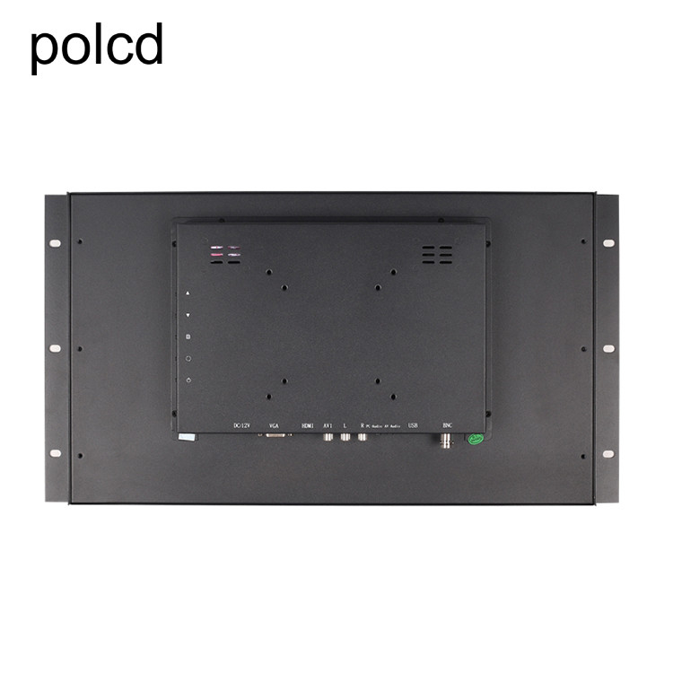 PC Metal Frame Rack Mounting Open Frame Resistive Touch Monitor 18.5