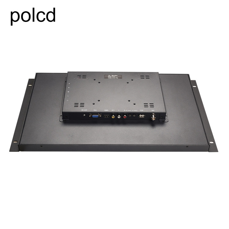 จอ LCD แขวนผนังอุตสาหกรรม เคสโลหะ จอ LCD Polcd 19 นิ้ว