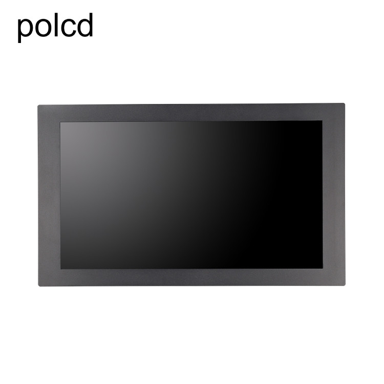 จอ LCD อุตสาหกรรมขนาด 17.3 นิ้ว เคสโลหะแบบฝัง หน้าจอสัมผัส 2K