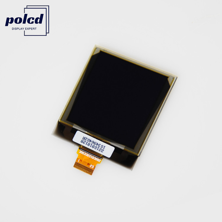 Polcd จอแสดงผล OLED ขนาด 1.5 นิ้วสีขาวหรือสีเหลืองกราฟิก 128x128 พิกเซล