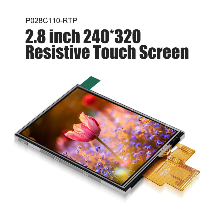 Polcd 260 Nit 240x320 Lcd 2.8 นิ้ว ST7789V แผงสัมผัส LCD 4 Wire SPI