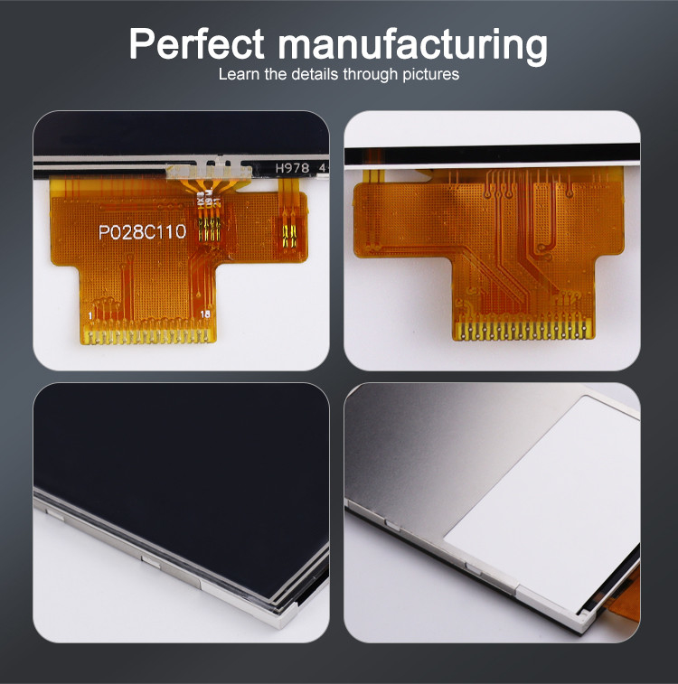 Polcd 260 Nit 240x320 Lcd 2.8 นิ้ว ST7789V แผงสัมผัส LCD 4 Wire SPI
