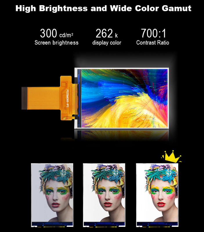 Ili9488 Tft Touch Screen Polcd 3.5 นิ้ว Lcd Module 320x480 Ips มุมการดู อินเตอร์เฟซ Rgb