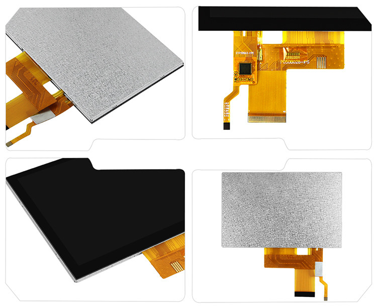 5 นิ้ว Ips Tft Lcd Display จอถ่ายทอด 24 บิต อินเตอร์เฟซ RGB 800*480 View