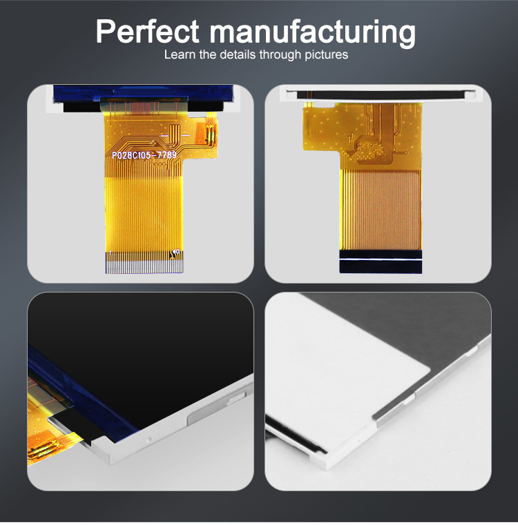 Mcu 37 Pin 2.8 Inch Touch Screen Lcd Display Module พร้อมการสัมผัสความต้านทาน