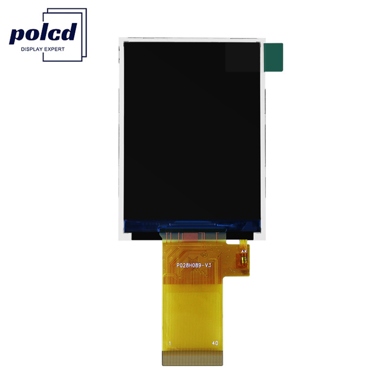 Polcd ความละเอียดสูง 480x640 โมดูล TFT LCD 2.8 นิ้วพร้อมอินเทอร์เฟซ SPI RGB CTP