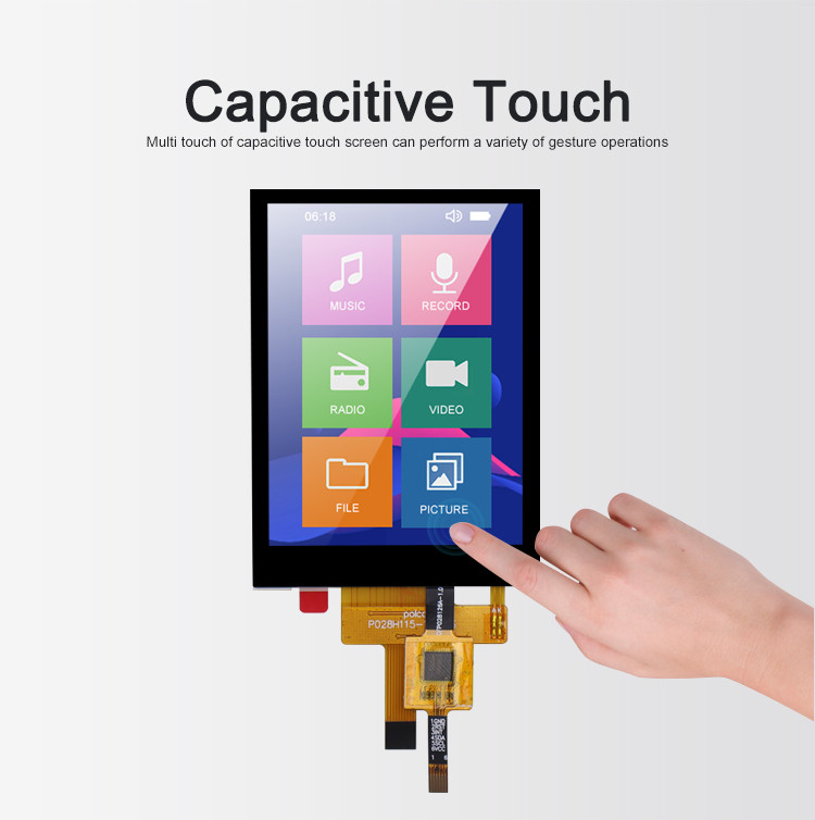 2.8 นิ้ว RGB Tft Lcd Module 240x320 4 สายด้าย ทัชเรสซิเวช หรือจอทัชเคพซิติฟ