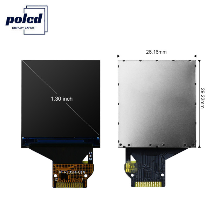 Polcd 350 Nit 240x240 St7789v 1.33 นิ้วจอแสดงผล TFT LCD 4 สาย SPI สีดำ