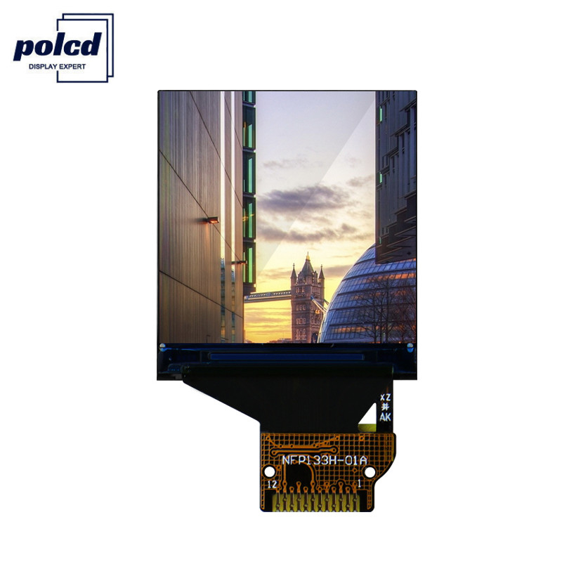 Polcd 350 Nit 240x240 St7789v 1.33 นิ้วจอแสดงผล TFT LCD 4 สาย SPI สีดำ