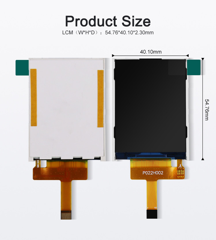 Polcd 44.64 มม มัดจอสัมผัส 2.2 นิ้ว Tft Spi 240x320 Raspberry Pi