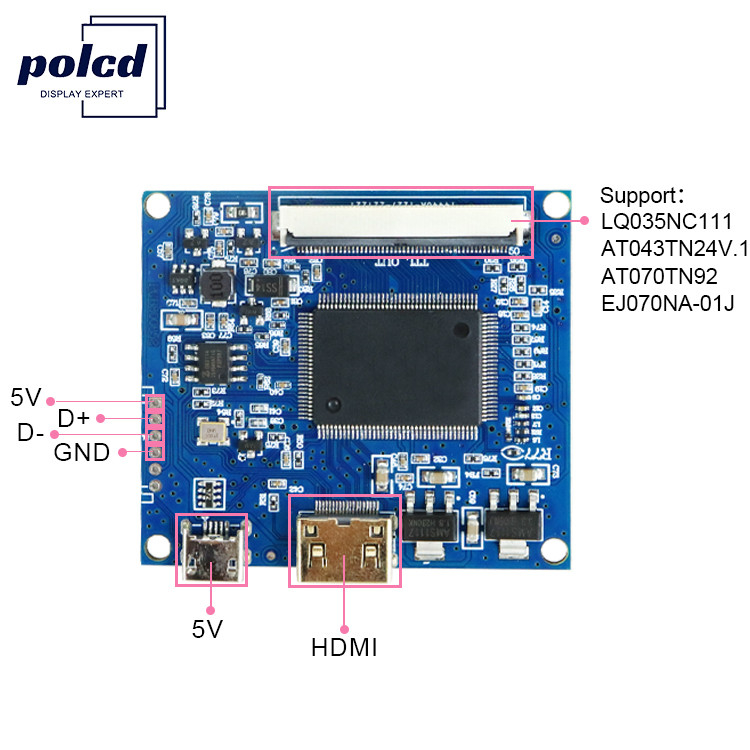 40 ปิน 50 ปิน LCD Driver Board EJ070NA-01J 7?? 8?? 9?? 10.1 นิ้ว