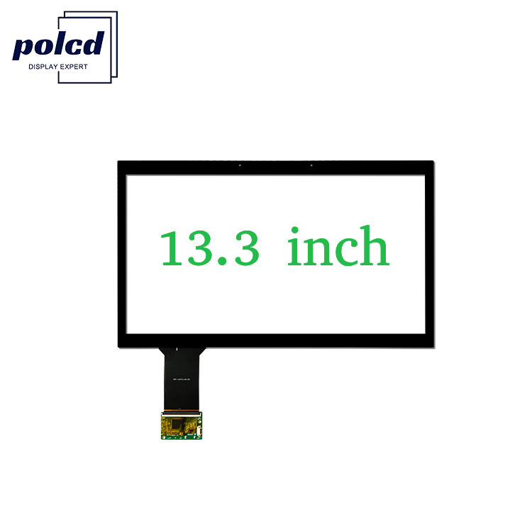 Polcd 13.3 นิ้ว Glass Multi Points Touch Panel กันน้ํา CTP ILI2511 GG หน้าจอสัมผัสความจุ
