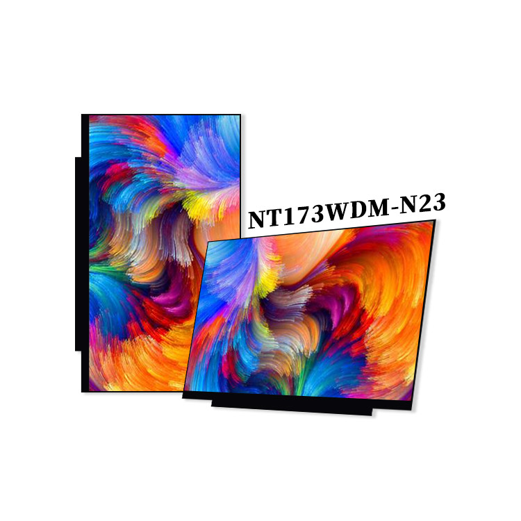 17.3 นิ้ว NT173WDM-N23 1600x900 แทรมิสซิบ eDP 60Hz 30 ปิน แผ่นจอ LCD สําหรับคอมพิวเตอร์น็อปโตป