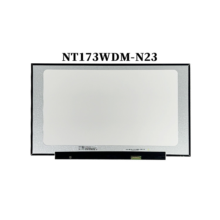 17.3 นิ้ว NT173WDM-N23 1600x900 แทรมิสซิบ eDP 60Hz 30 ปิน แผ่นจอ LCD สําหรับคอมพิวเตอร์น็อปโตป