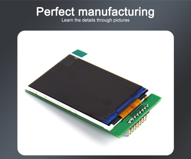 Polcd 4 Wire SPI Tft Lcd 2.4 Inch 240X320 Touch Screen Lcd พร้อมบอร์ด PCB