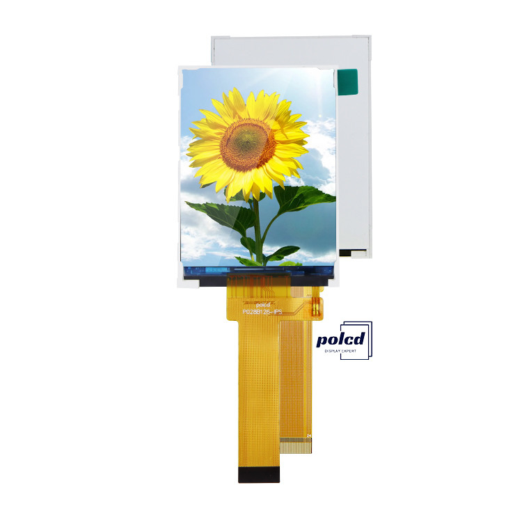 Polcd 2.8 นิ้ว LCM Display IPS Screen ความละเอียด 240x320 MCU อินเตอร์เฟซ 8 บิต 24pin TFT LCD Module