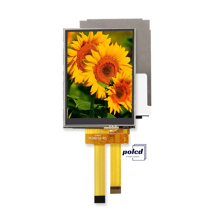 Polcd 2.8 นิ้ว TFT LCM Qvga 240x320 14pins RTP Resistive Touch ST7789V 2.8