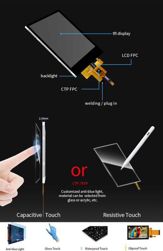 Polcd สีเต็ม 2.8 นิ้ว Tft Display ขนาดเล็ก RGB สีจอ 2.8 