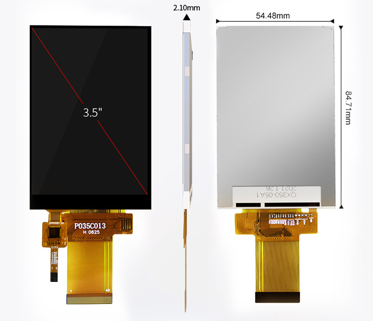 Polcd 3.5' 'จอ LCD แพเนลสัมผัสความจุ 320x480 40pin ILI9488 3.5 นิ้ว TFT LCD โมดูล จอ