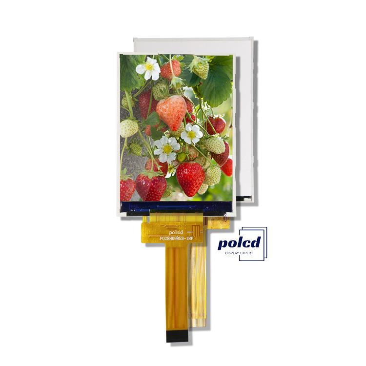 Polcd 2.8 นิ้ว 240x320 IPS TFT LCD Screen SPI JD9853 IC โมดูลิสต์ทุกมุมการดู