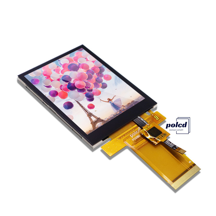 Polcd 2.8 นิ้ว 480*640 ความละเอียด อินเตอร์เฟซ RGB ทัชพานิล ST7701S LCD TFT Display Module