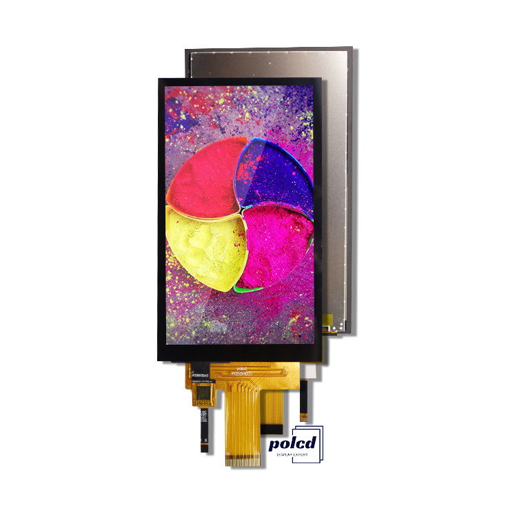 Polcd 5 นิ้ว Industrial Touch LCD IPS มุมมองที่กว้าง ST7703 ic 5 นิ้ว 720x1280 TFT LCD Panel