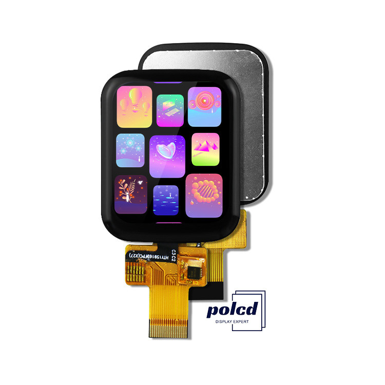 Polcd 1.69 นิ้ว 240x280 TFT Display Module ตารางจอสัมผัส LCD สําหรับนาฬิกาสมาร์ท