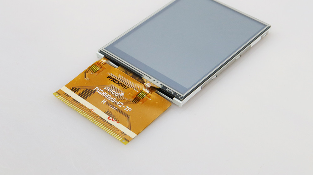 Polcd 2.8 นิ้วแบบเต็มมุมมอง TFT LCD หน้าจอสัมผัสแผง IPS ที่อ่านได้จากแสงแดด