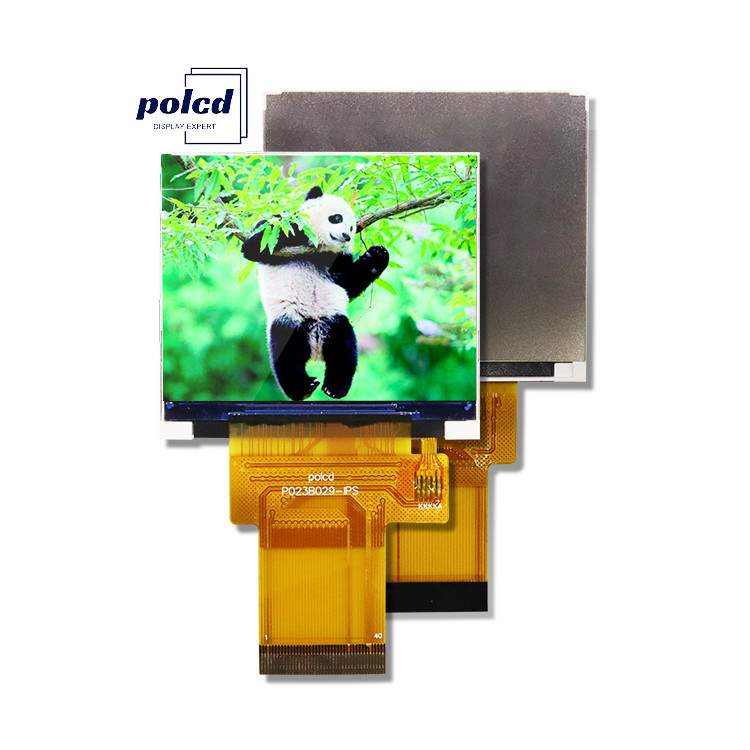 Polcd ขนาดเล็ก 2.3 นิ้ว 480x360 ความละเอียดสูง สี RGB สี IPS มุมมอง ทัศน์ TFT จอ LCD
