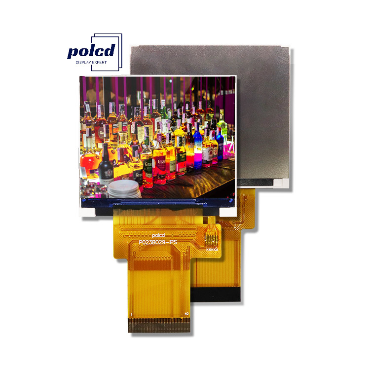 Polcd ขนาดเล็ก 2.3 นิ้ว 480x360 ความละเอียดสูง สี RGB สี IPS มุมมอง ทัศน์ TFT จอ LCD