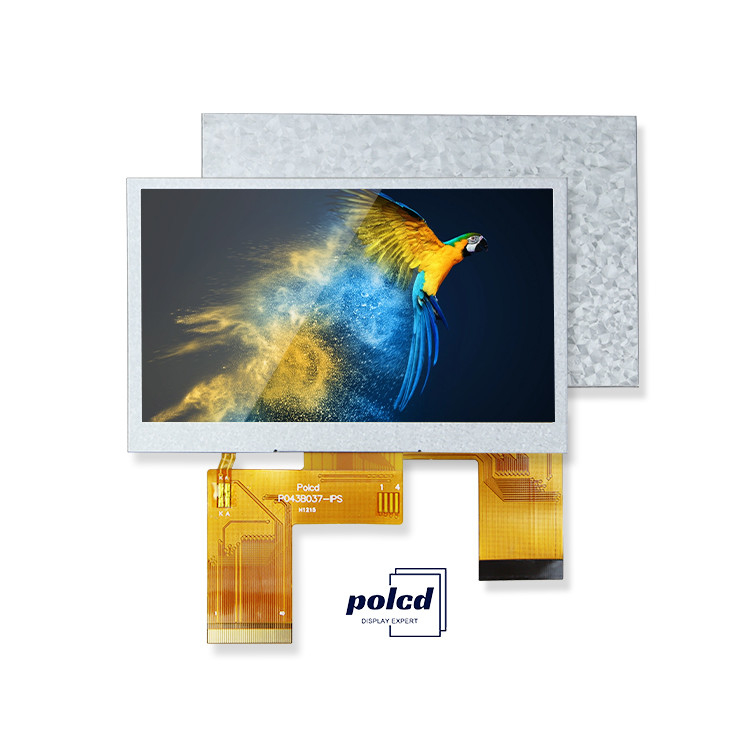 Polcd 4.3 นิ้ว 400 ความสว่าง 480x272 LCD IPS Screen NV3041A ic MCU SPI อินเตอร์เฟซ TFT Display