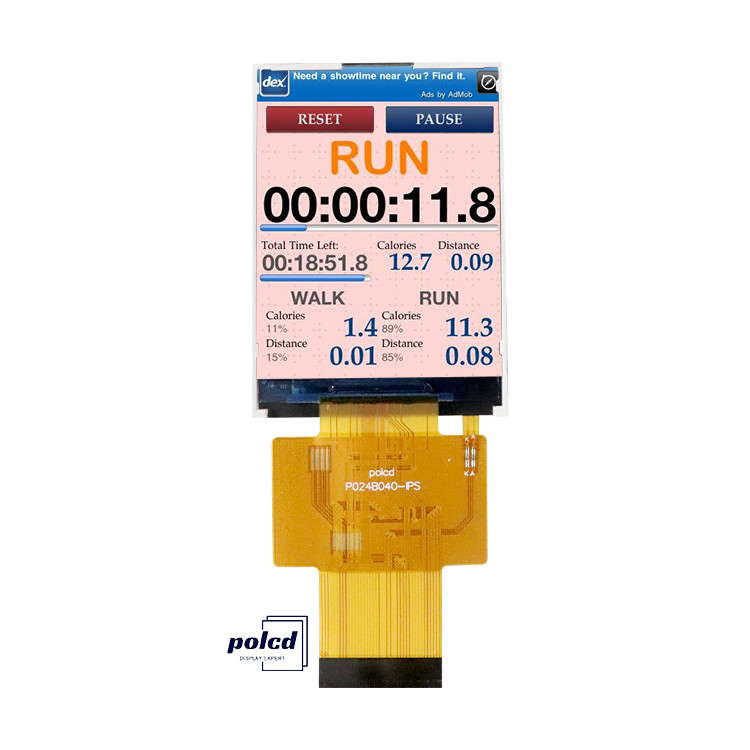 Polcd 2.4 Inch MCU Interface TFT Display Driver IC ST7789V2 240x320 ความละเอียด 2.4 นิ้ว โมดูล LCD TFT