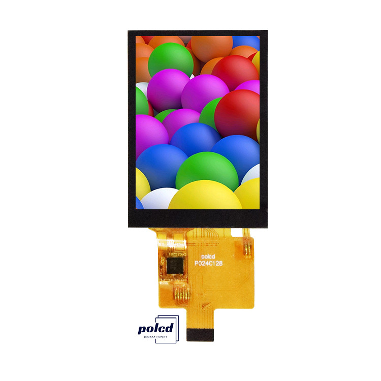 Polcd 2.4 นิ้ว สายส่ง 240x320 ความสว่าง 260 คนขับ ic ST7789V อินเตอร์เฟส 4 เส้นลําดับ TFT LCD