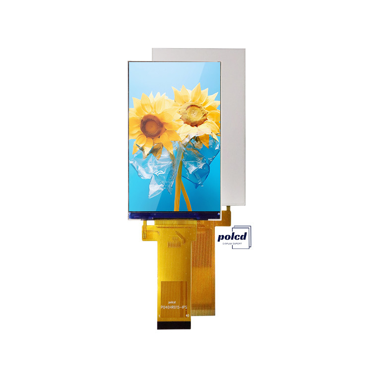 Polcd 480 * 800 ความละเอียด แพนล์ LCD 4 นิ้ว RGB อินเตอร์เฟซ ST7701S Ic โมดูลจอ LCD TFT ปรับแต่ง