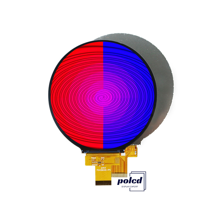 Polcd ขนาดเล็ก โครงจอ LCD ขนาด 4 นิ้ว 720x720 พิกเซล 4Line MIPI อินเตอร์เฟซ จอสีเต็ม
