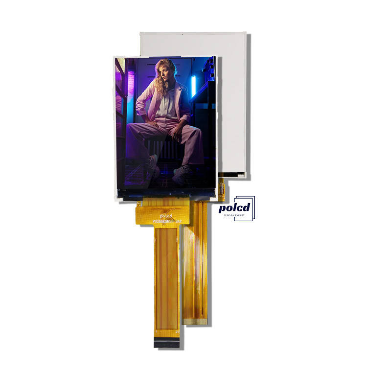 Polcd 2.8 นิ้ว 240*320 ความละเอียด 50pin Tft Lcd Screen Display Module 2.8