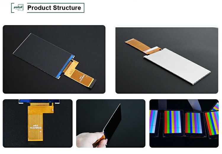 Polcd 3.97 นิ้ว 4 นิ้ว 480*800 300nit 40pin RGB อินเตอร์เฟซทั้งหมดส่ง ST7701S Tft Lcd Display Module
