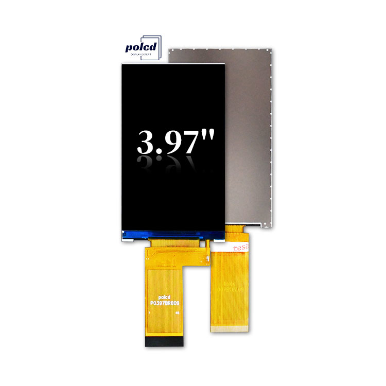 Polcd มุมชมเต็ม 4 นิ้ว 480*800 st7701s RGB อินเตอร์เฟซ IPS 3.97 นิ้ว TFT LCD Module